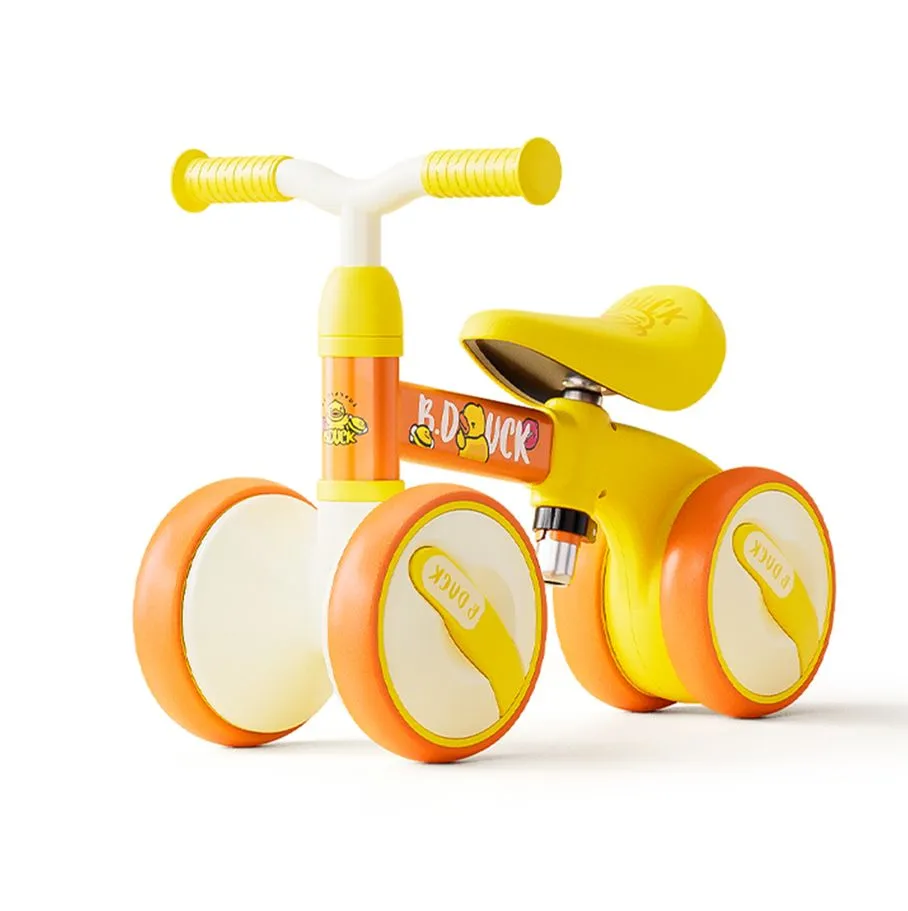 B.Duck Balance Car in Yellow, view 1