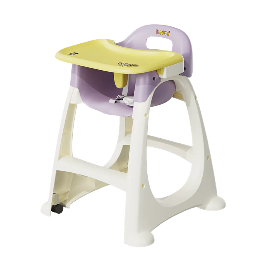 B.Duck Convertible High Chair in Purple, view 7