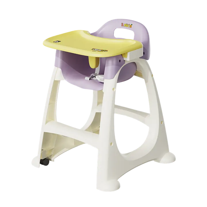 Luddy B.Duck 'Eggshell' Antibacterial Baby High Chair in Purple, view 4