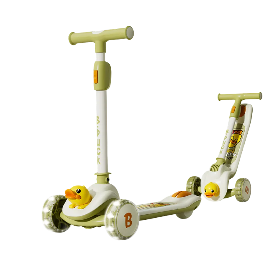 B.Duck Ducky Scooter in Green, view 5