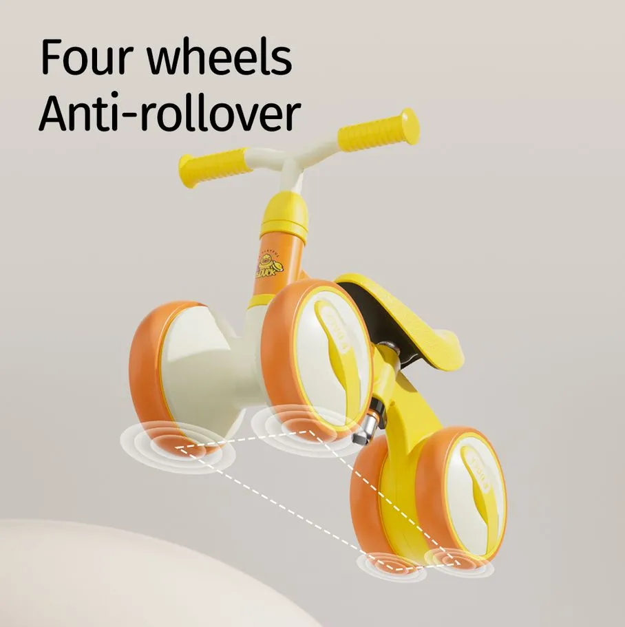 B.Duck Balance Car in Yellow, view 4