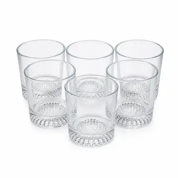6-Piece Premium 310ml Old Fashioned Tumbler Glassware Set in Clear Glass, view 1