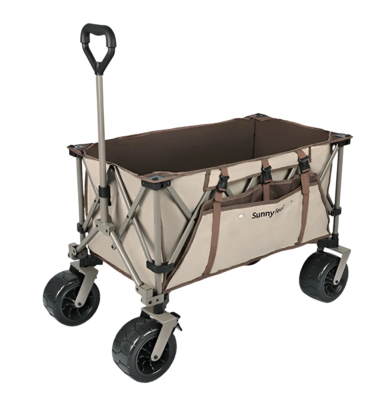 Trail Hauler Folding Wagon in Khaki, view 3