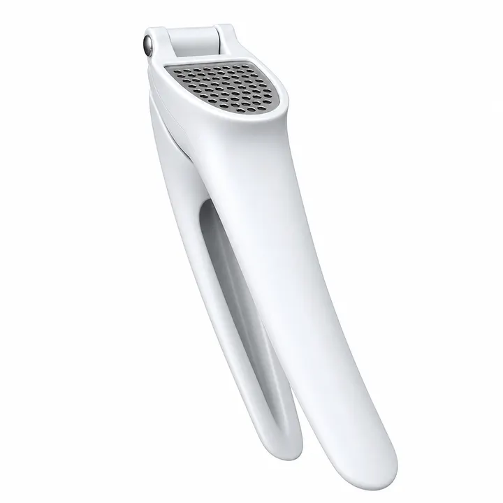 Heavy-Duty Ergonomic Garlic Press & Mincer in Grey, view 1