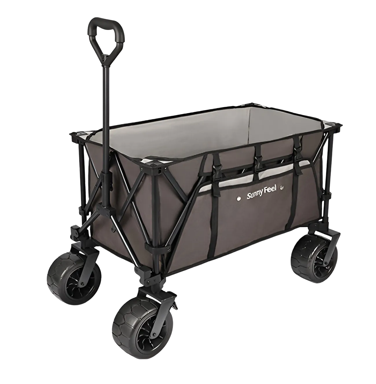 Trail Hauler Folding Wagon in Grey, view 1