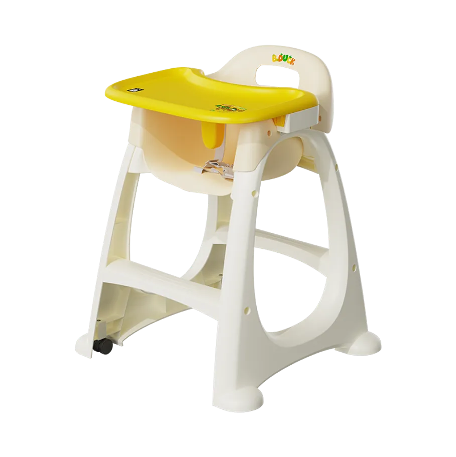B.Duck Convertible High Chair in Yellow, view 1