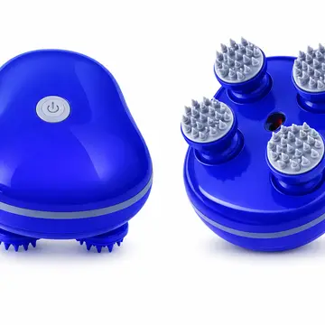 Electric Scalp & Head Massager for Deep Relaxation and Hair Care in Blue, view 1