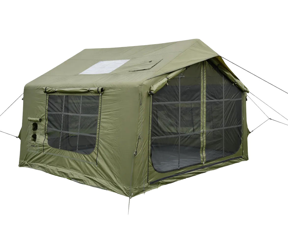 Cabin Basecamp Tent in Green, view 1