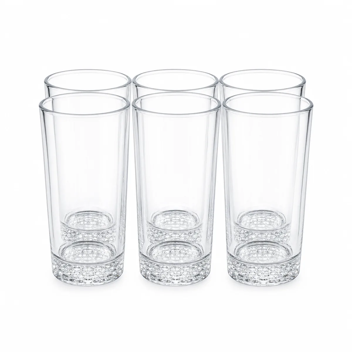 Premium 6-Piece Highball Glassware Set - 400ml in Clear Glass, view 1