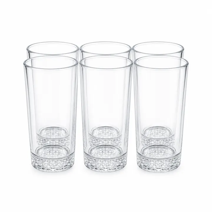 Premium 6-Piece Highball Glassware Set - 400ml in Clear Glass, view 1