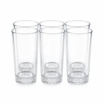 Premium 6-Piece Highball Glassware Set - 400ml in Clear Glass, view 1