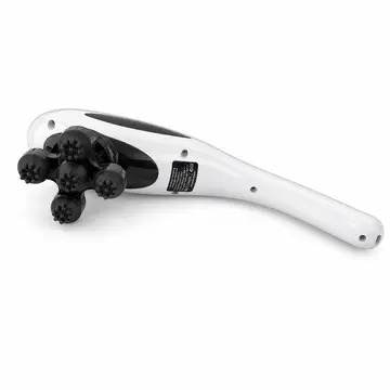 Cordless Handheld Deep Tissue Percussion Massager in White, view 1