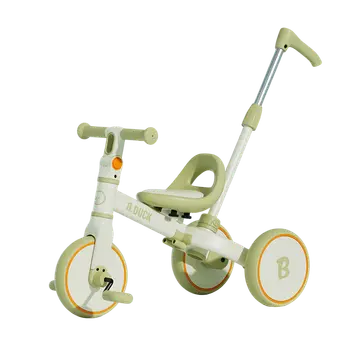 Luddy B.Duck 4-in-1 Toddler Tricycle & Balance Bike in Green, view 1
