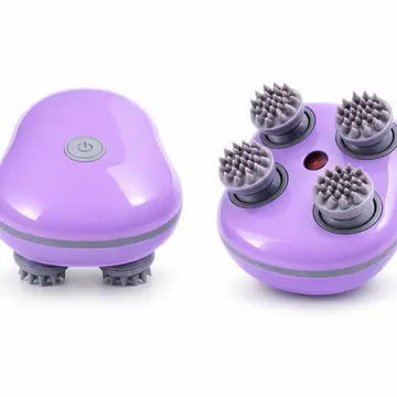 Electric Scalp & Head Massager for Deep Relaxation and Hair Care in Purple, view 1