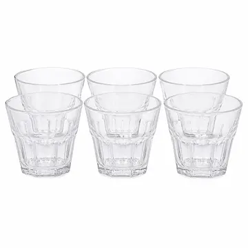 Classic 150ml Glass Tumblers - Set of 6 Wine & Beverage Glasses in Clear Glass, view 1