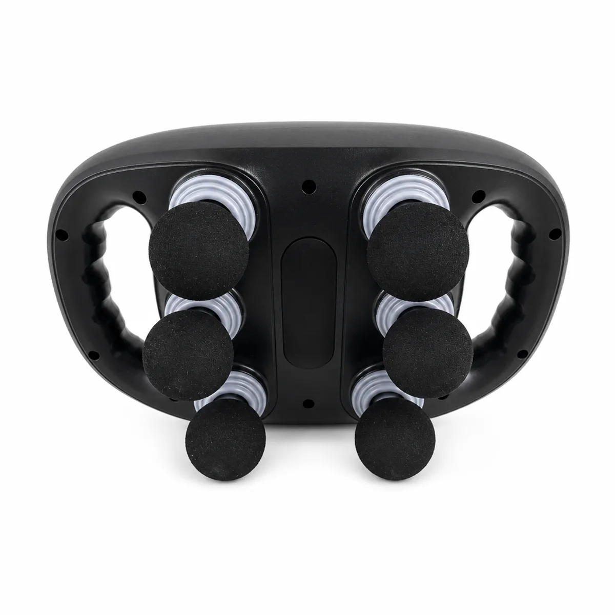 Professional 6-Head Deep Tissue Fascia Massage Gun in Black, view 1