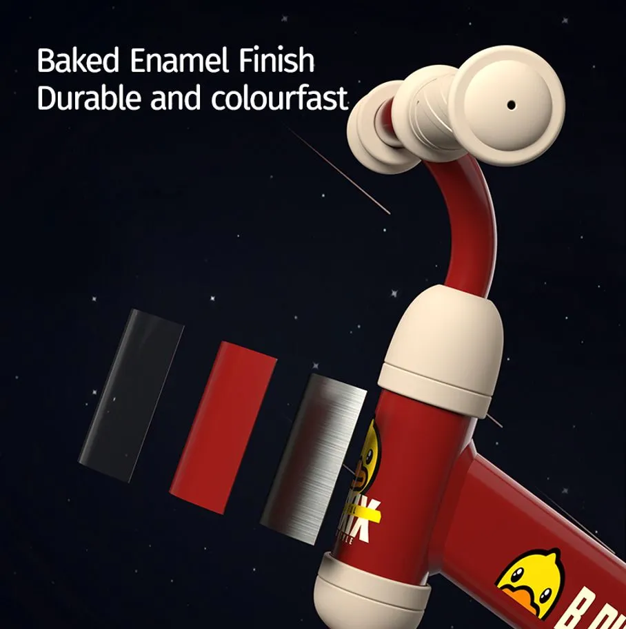 B.Duck Balance Bike in Red, view 5