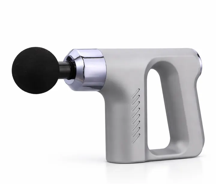 High-Torque Deep Tissue Percussion Massage Gun for Muscle Recovery & Pain Relief in Grey, view 2