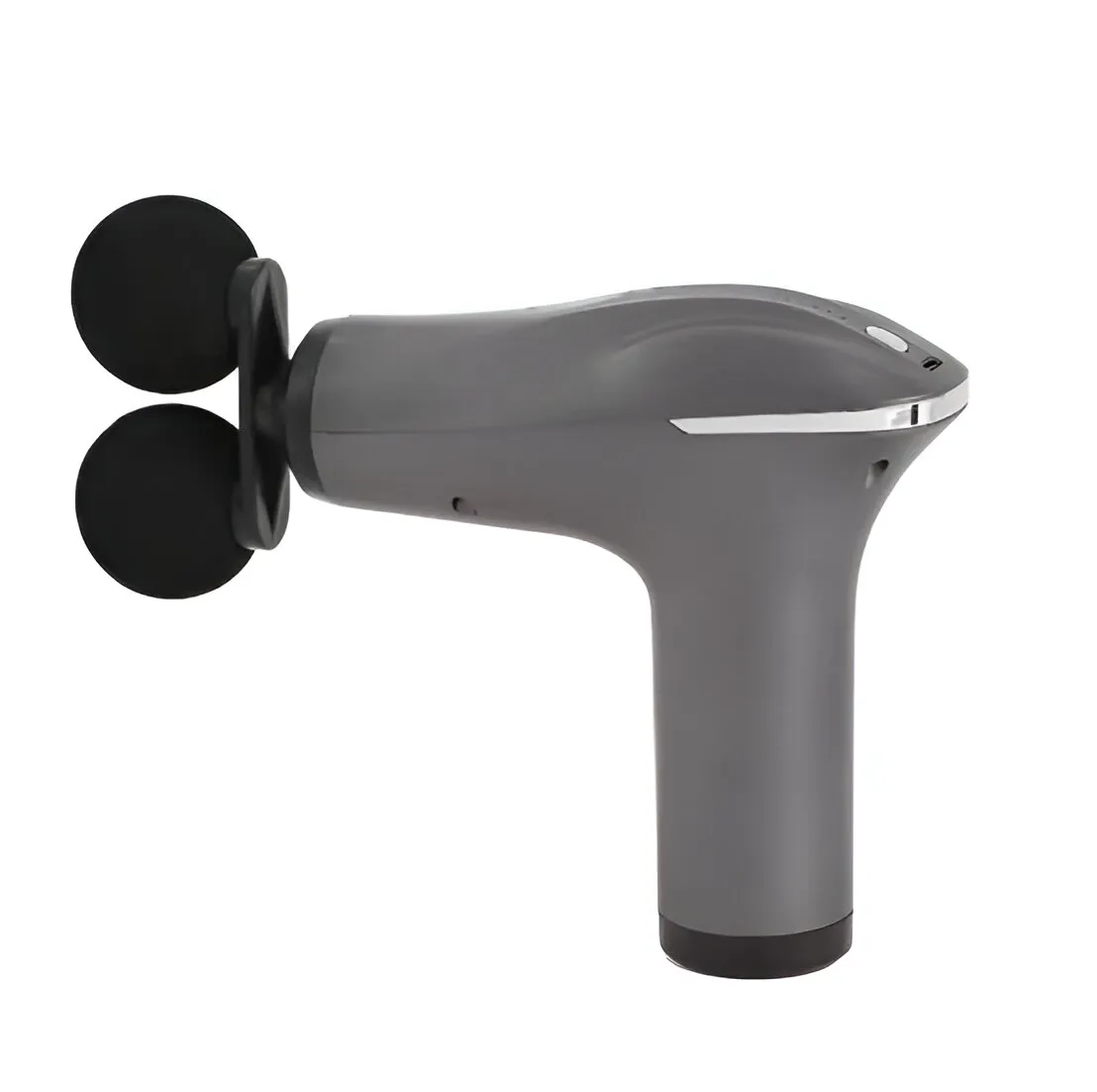 Dual-Head Deep Tissue Percussion Massage Gun in Grey, view 6