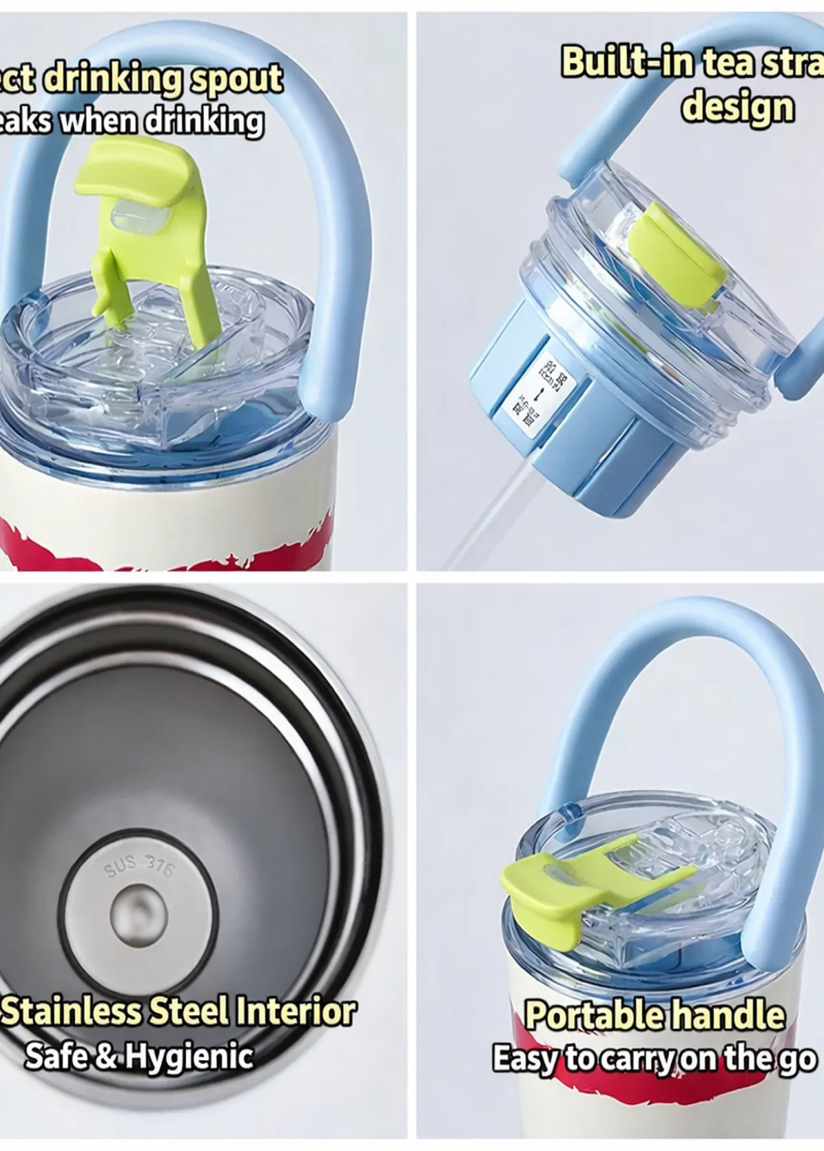 Carry-Me Loop Tumbler in Light Blue, view 4