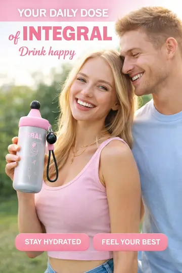Premium 620ml Creative Stainless Steel Water Bottle with Straw & Cute Charm in Silver, view 5