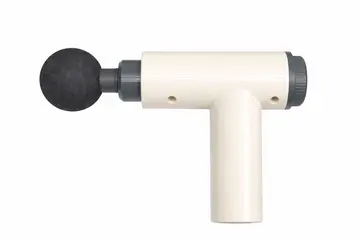 2-in-1 Percussion Massage Gun & Air Inflator with 4 Speed Levels in White, view 1