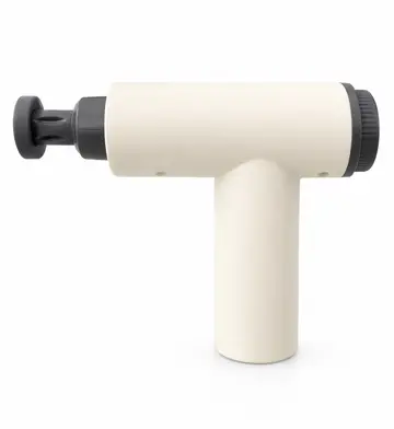2-in-1 Percussion Massage Gun & Air Inflator with 4 Speed Levels in White, view 2